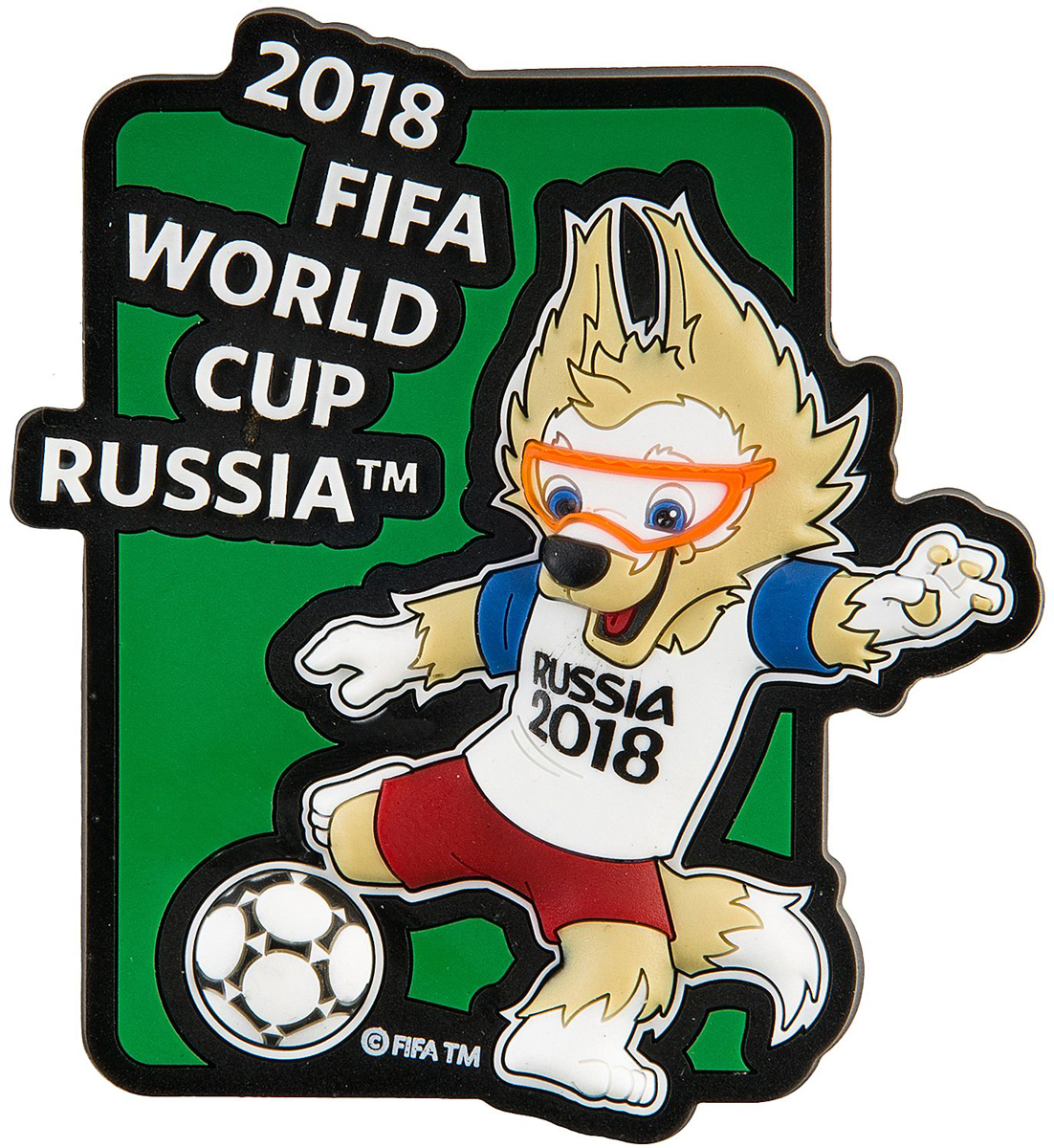 фото Магнит сувенирный FIFA 2018 "Забивака Класс!", 6 х 13 см. СН032 Fifa world cup russia