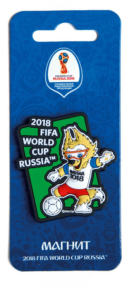 фото Магнит сувенирный FIFA 2018 "Забивака Класс!", 6 х 13 см. СН032 Fifa world cup russia