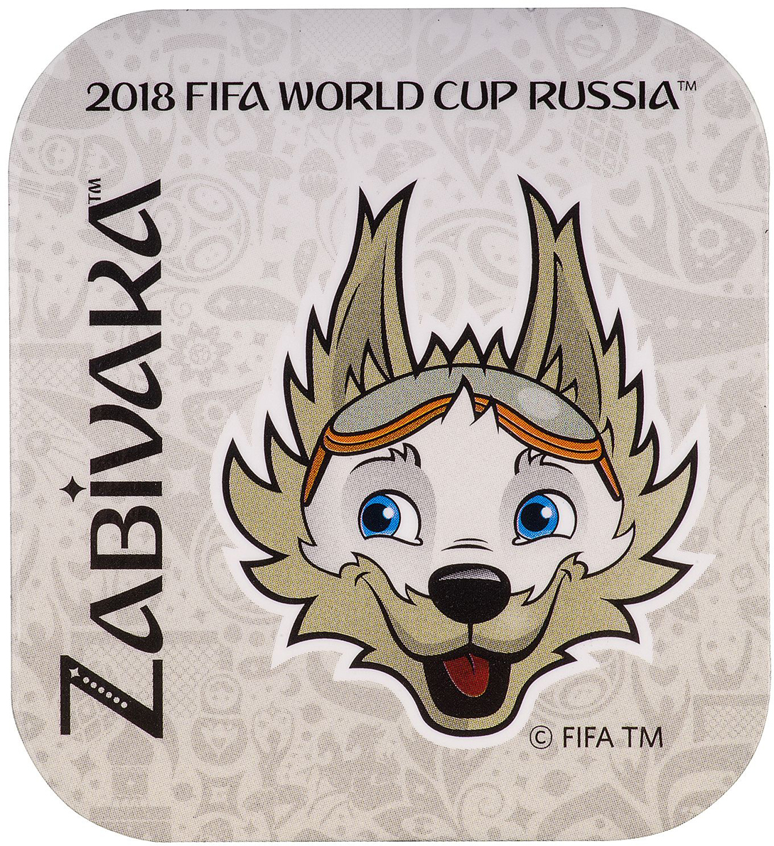 фото Магнит сувенирный FIFA 2018 "Забивака Удар! Триколор", 8 х 11 см. СН532 Fifa world cup russia