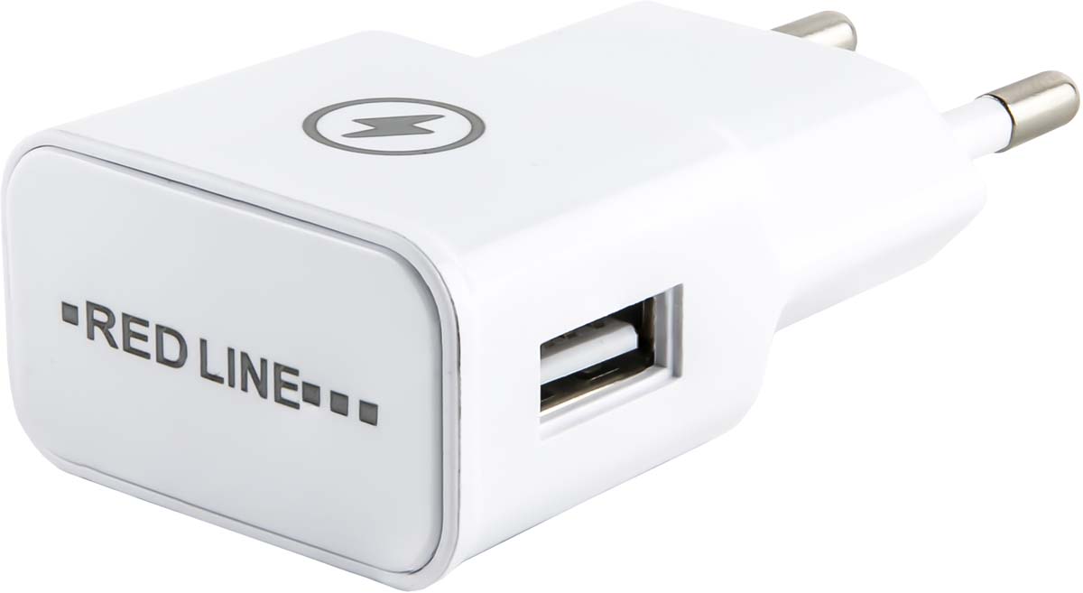 фото Red Line NT-1A, White сетевое зарядное устройство + кабель micro USB