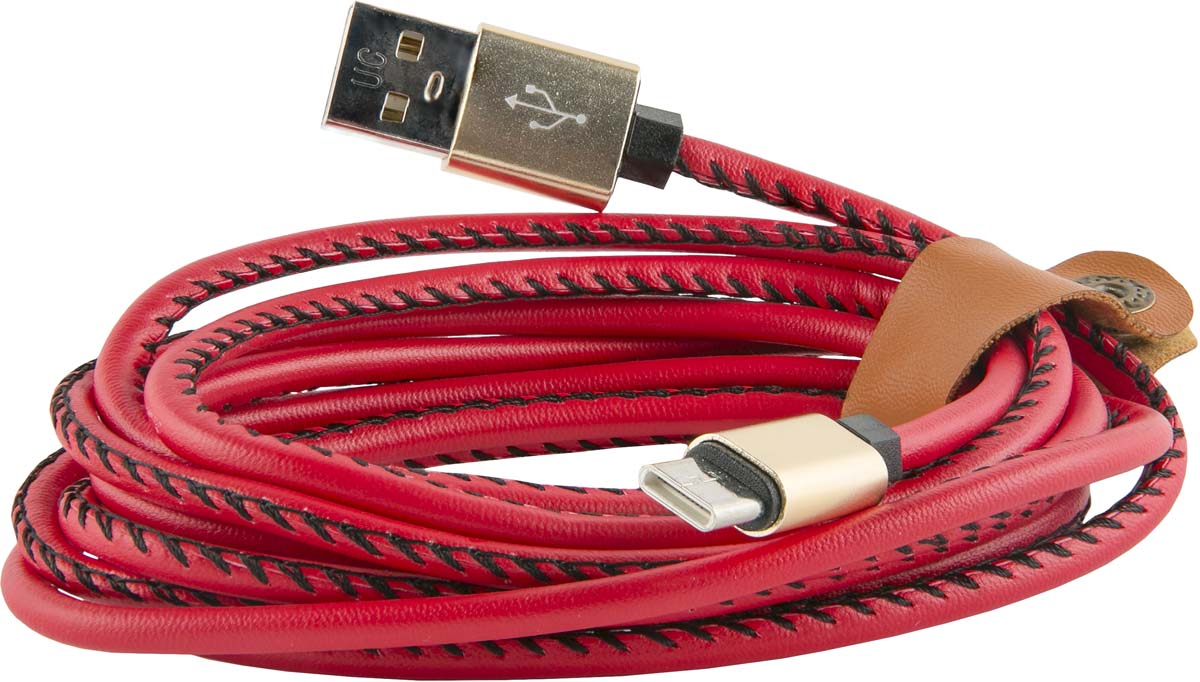 фото Red Line кабель USB-Type-C (2 м), Red