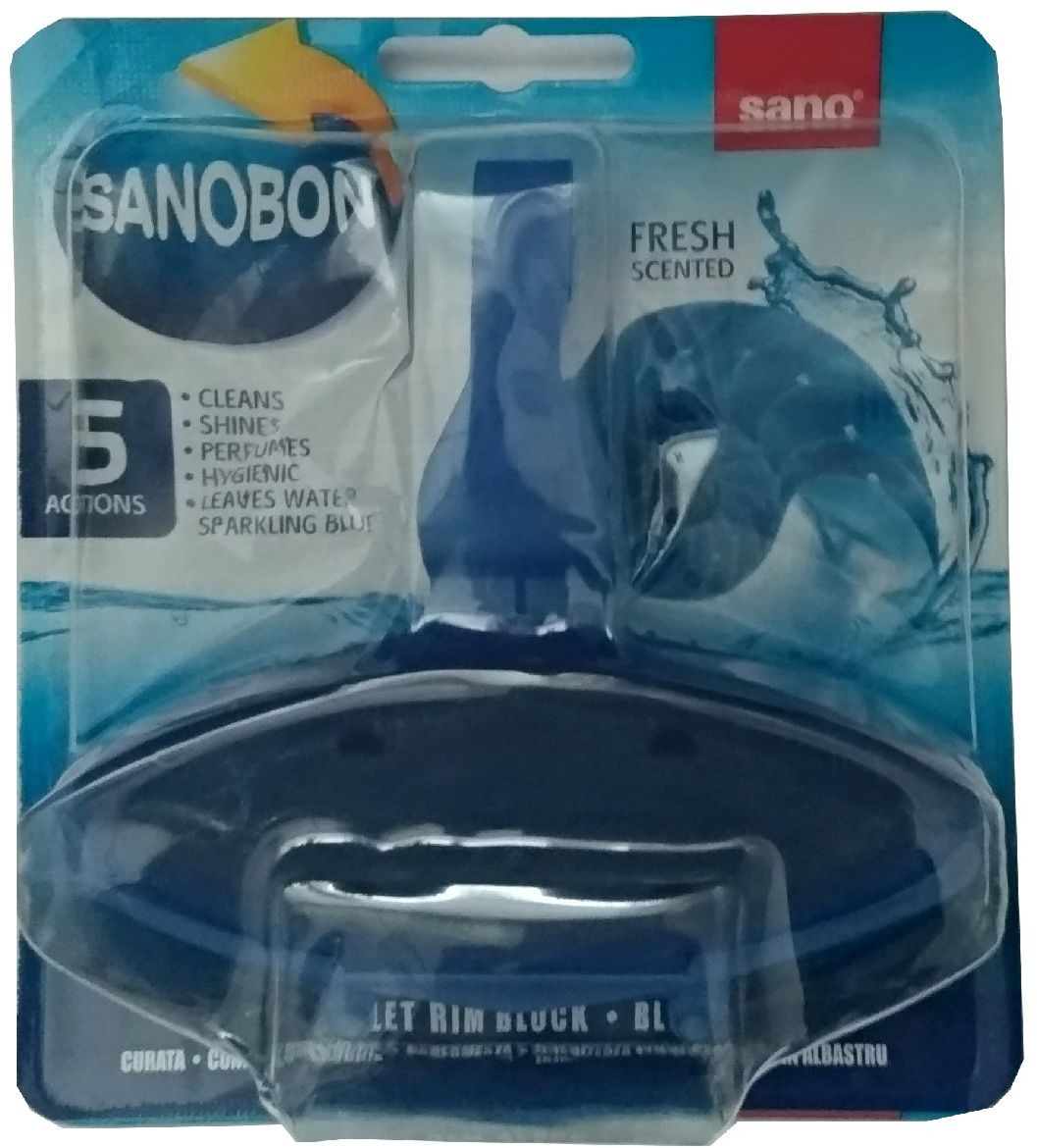 фото Подвеска для унитаза Sano "Sanobon Blue", 55 г