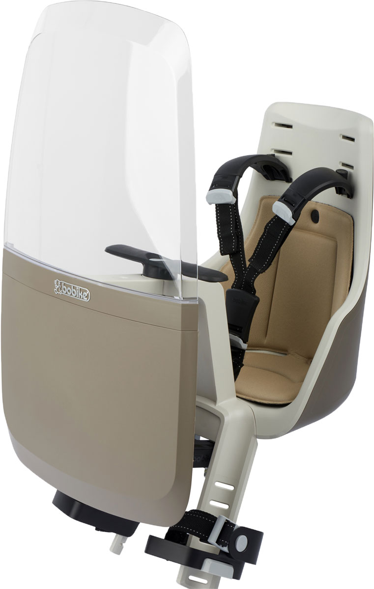 Ветровое стекло для велокресел Bobike "Windscreen", цвет: серый ...