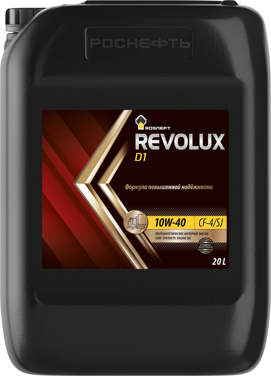 фото Масло моторное Роснефть "Revolux D1", полусинтетическое, 10W-40, 20 л