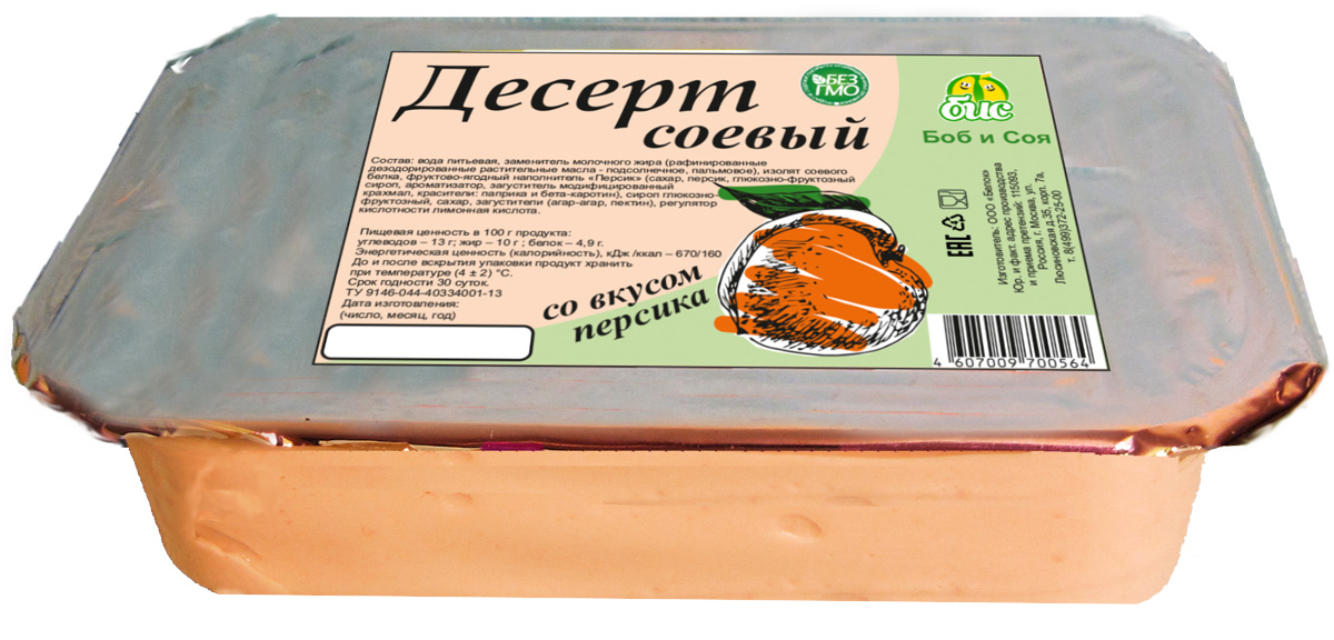 Десерт боб и соя соевый