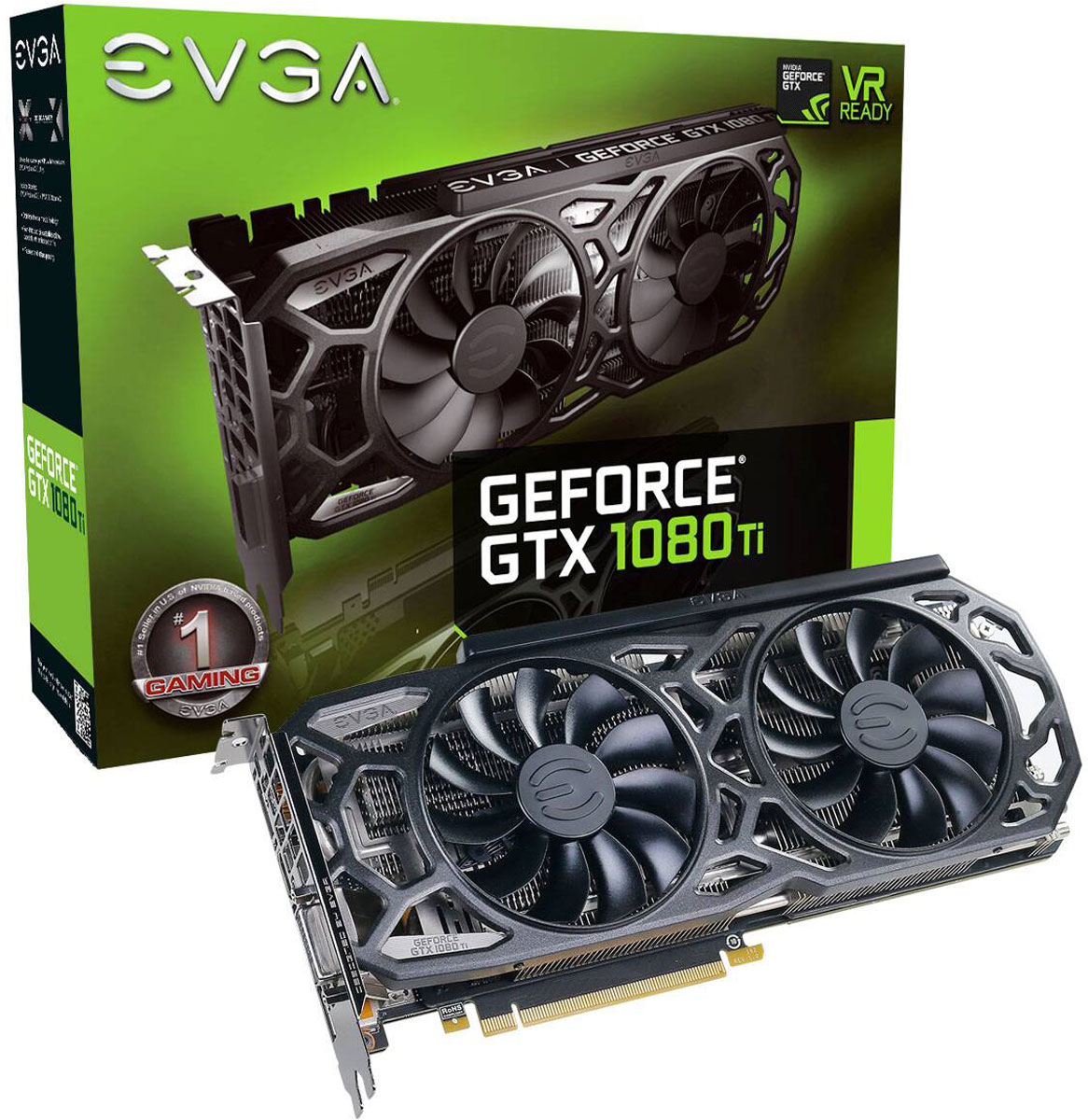 фото Видеокарта EVGA GeForce GTX 1080 Ti SC Black Edition Gaming 11GB