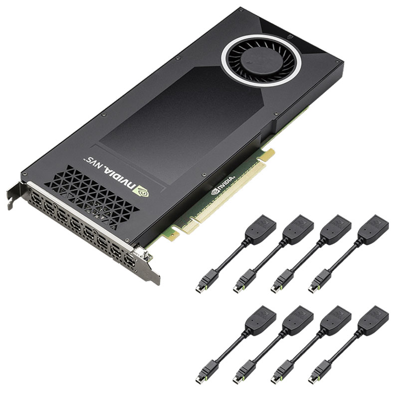 фото Видеокарта PNY NVIDIA Quadro NVS 810 4GB, VCNVS810DP-PB Pny technologies