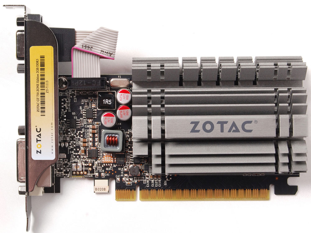 фото Видеокарта ZOTAC GeForce GT 730 Zone Edition 2GB, ZT-71113-20L