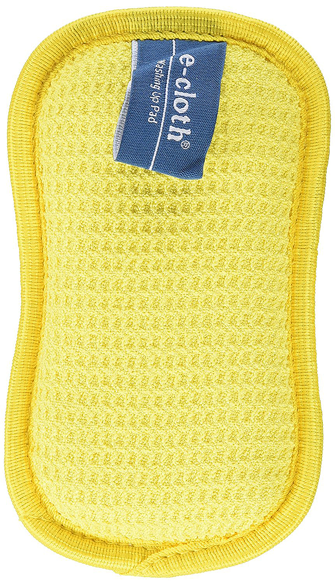 фото Подушечка для мытья посуды "E-cloth", цвет: желтый