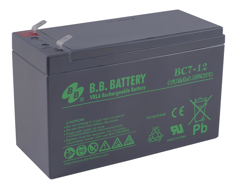 фото Батарея для ИБП B.B.Battery BC 7-12