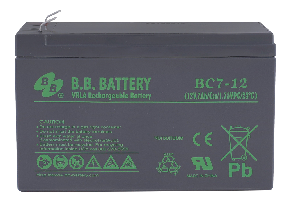 фото Батарея для ИБП B.B.Battery BC 7-12