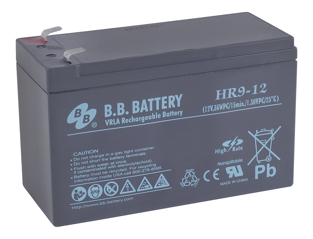 фото Батарея для ИБП B.B.Battery HR 9-12