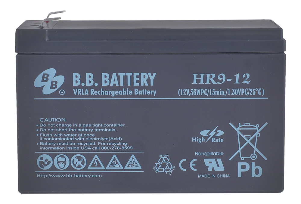 фото Батарея для ИБП B.B.Battery HR 9-12