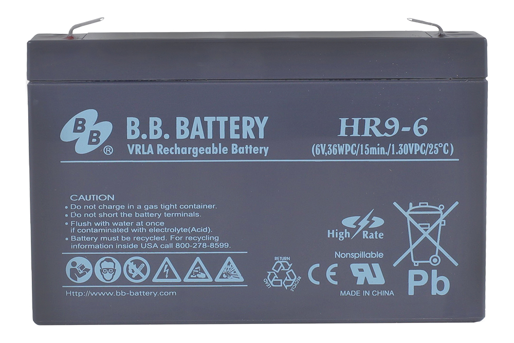 фото Батарея для ИБП B.B.Battery HR 9-6