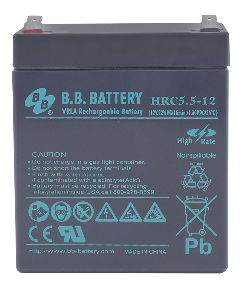 фото Батарея для ИБП B.B.Battery HRC 5.5-12