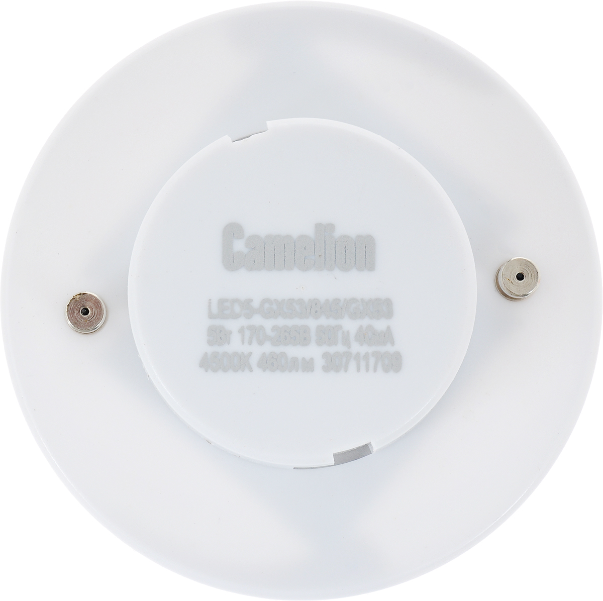 фото Лампочка Camelion LED5-GX53/845/GX53, Холодный свет 5 Вт, Светодиодная