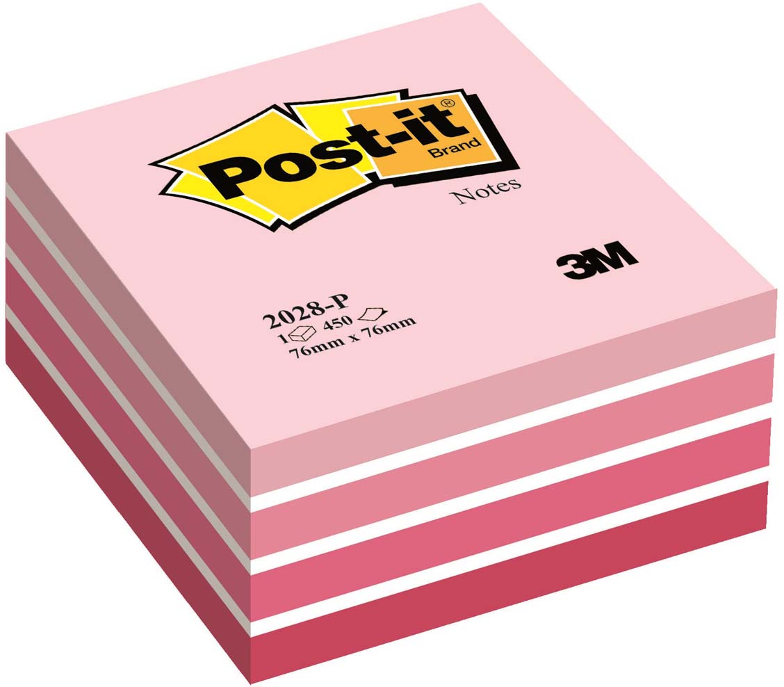 Бумага для заметок Post-it Розовая пастель с липким слоем, 7,6 см х 7,6 см Бумага для заметок Post-it Розовая пастель с липким слоем, 7,6 см х 7,6 см
