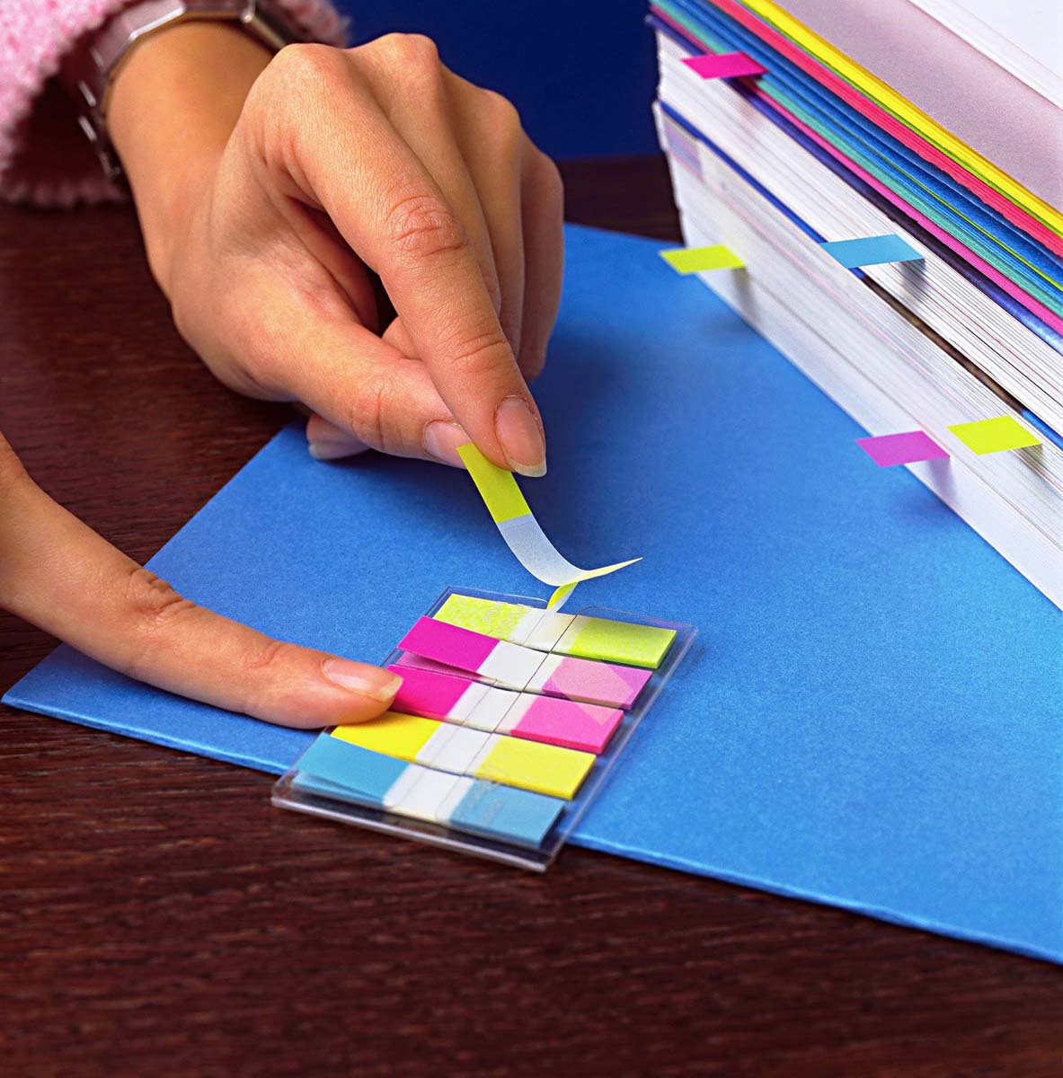 фото Закладки самоклеящиеся "Post-it", 100 шт