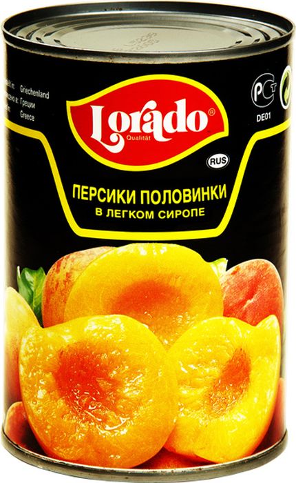 Консервы Lorado персики половинки жб 425г Германия (4008638601008)