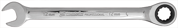 Ключ-трещотка комбинированный Matrix Professional, 8 мм ключ трещотка комбинированный matrix professional 8 мм
