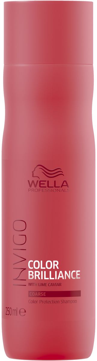 Wella Invigo Color Brilliance Шампунь для защиты цвета окрашенных жестких волос, 250 мл