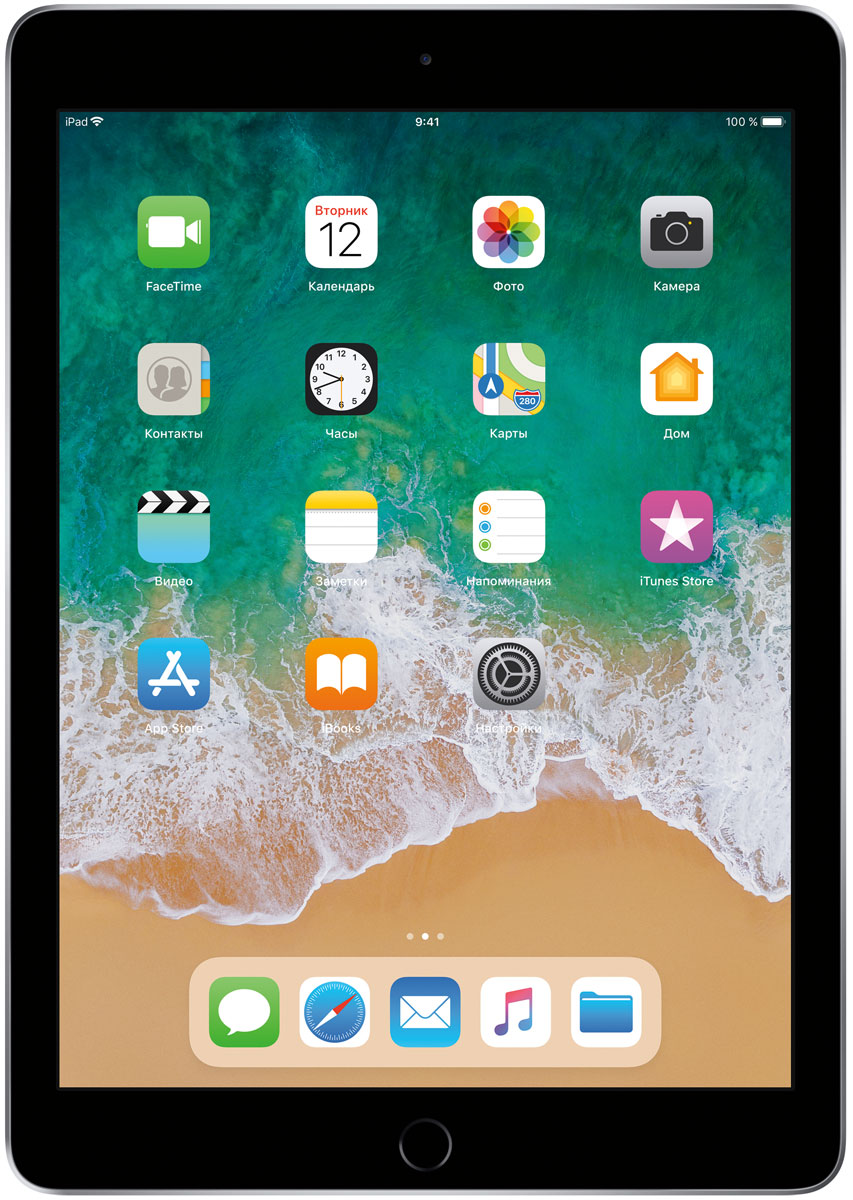 фото 9.7" Планшет Apple iPad Wi-Fi (2018), 32 GB, серый космос