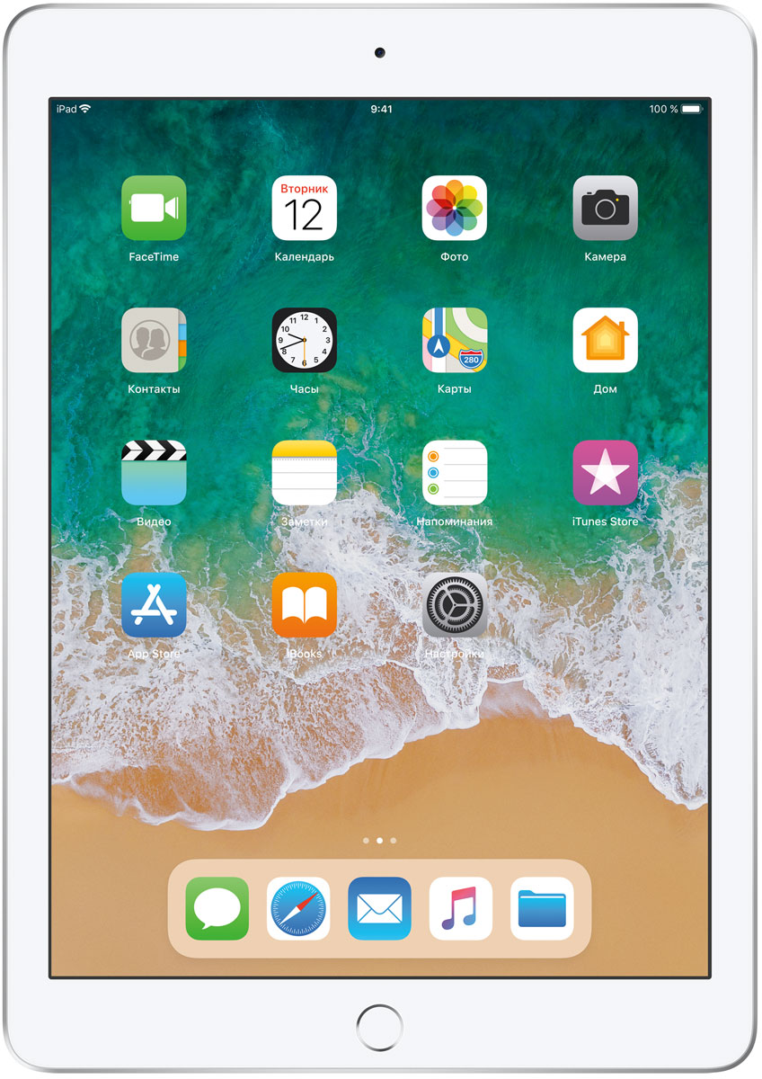 фото Планшет Apple iPad 9.7" Wi-Fi (2018), 32 ГБ, серебристый