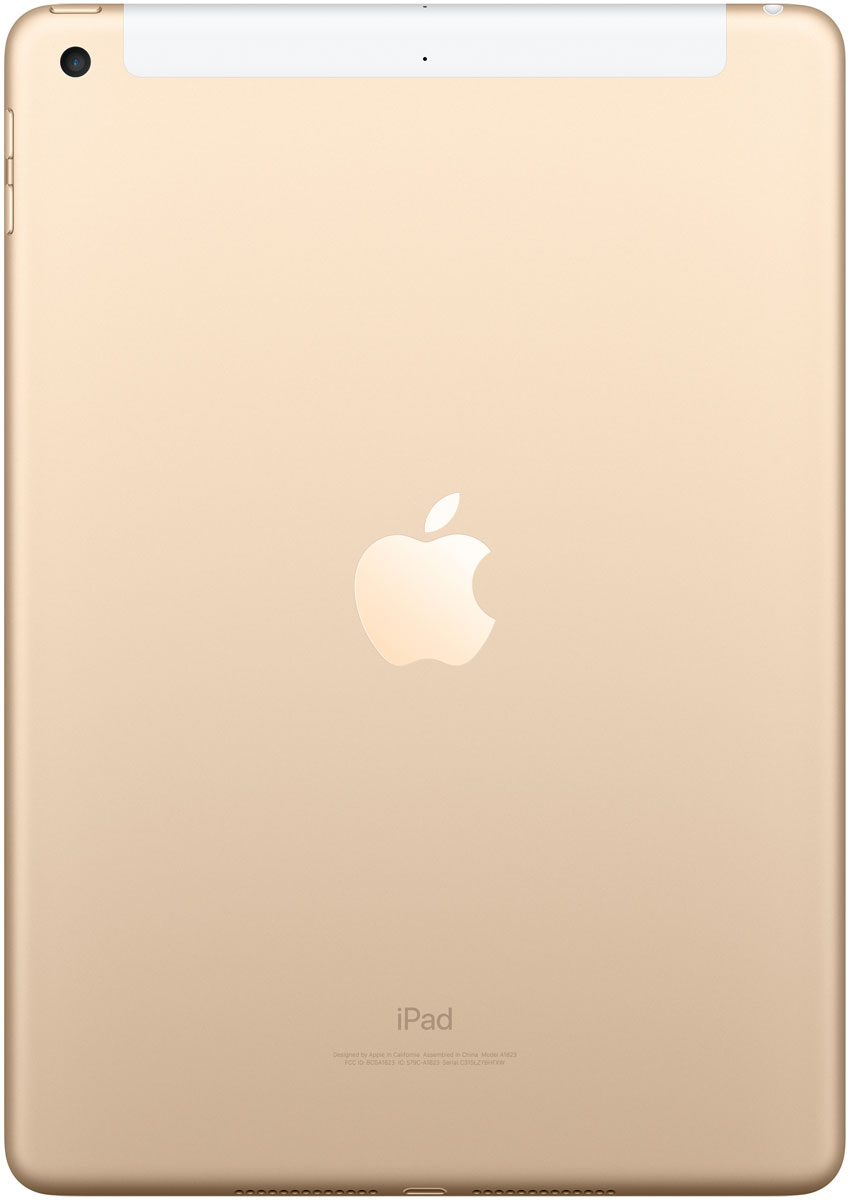 фото Планшет Apple iPad 9.7" Wi-Fi + Cellular (2018), 32 ГБ, золотой