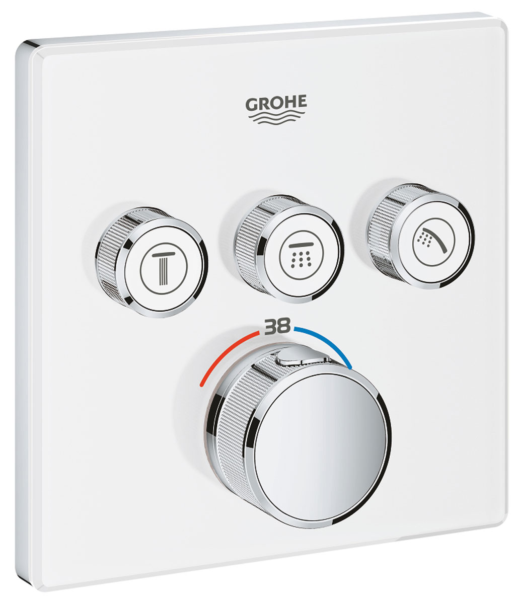 фото Внешняя часть термостата Grohe "Grohtherm SmartControl". 29157LS0