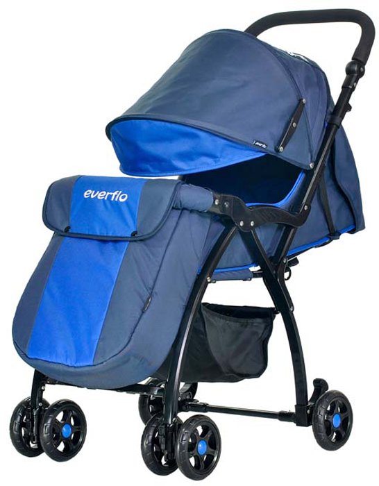 фото Коляска прогулочная Everflo Cricket blue Е-219 синий