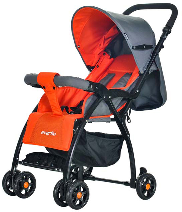 фото Коляска прогулочная Everflo Cricket orange Е-219 оранжевый