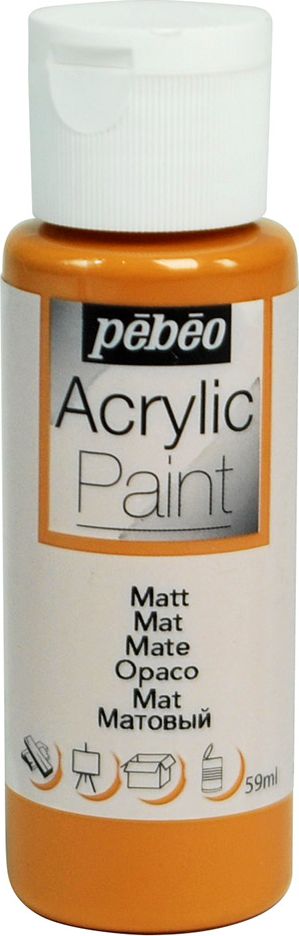 Pebeo Краска акриловая Acrylic Paint матовая цвет 097815 карамель 59 мл