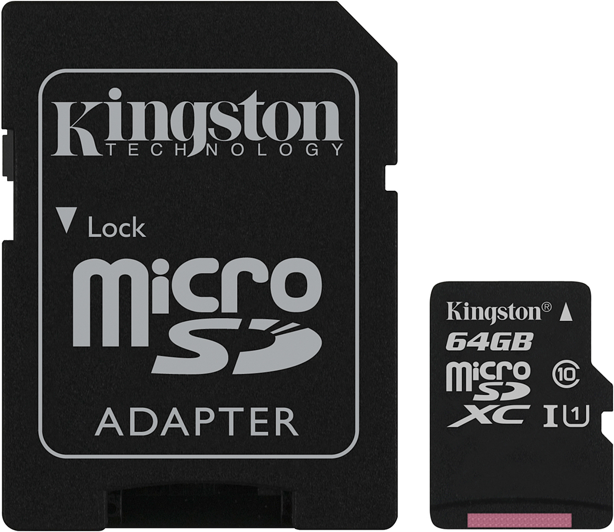 фото Kingston microSDXC Canvas Select 80R CL10 UHS-ISP 64GB карта памяти с адаптером