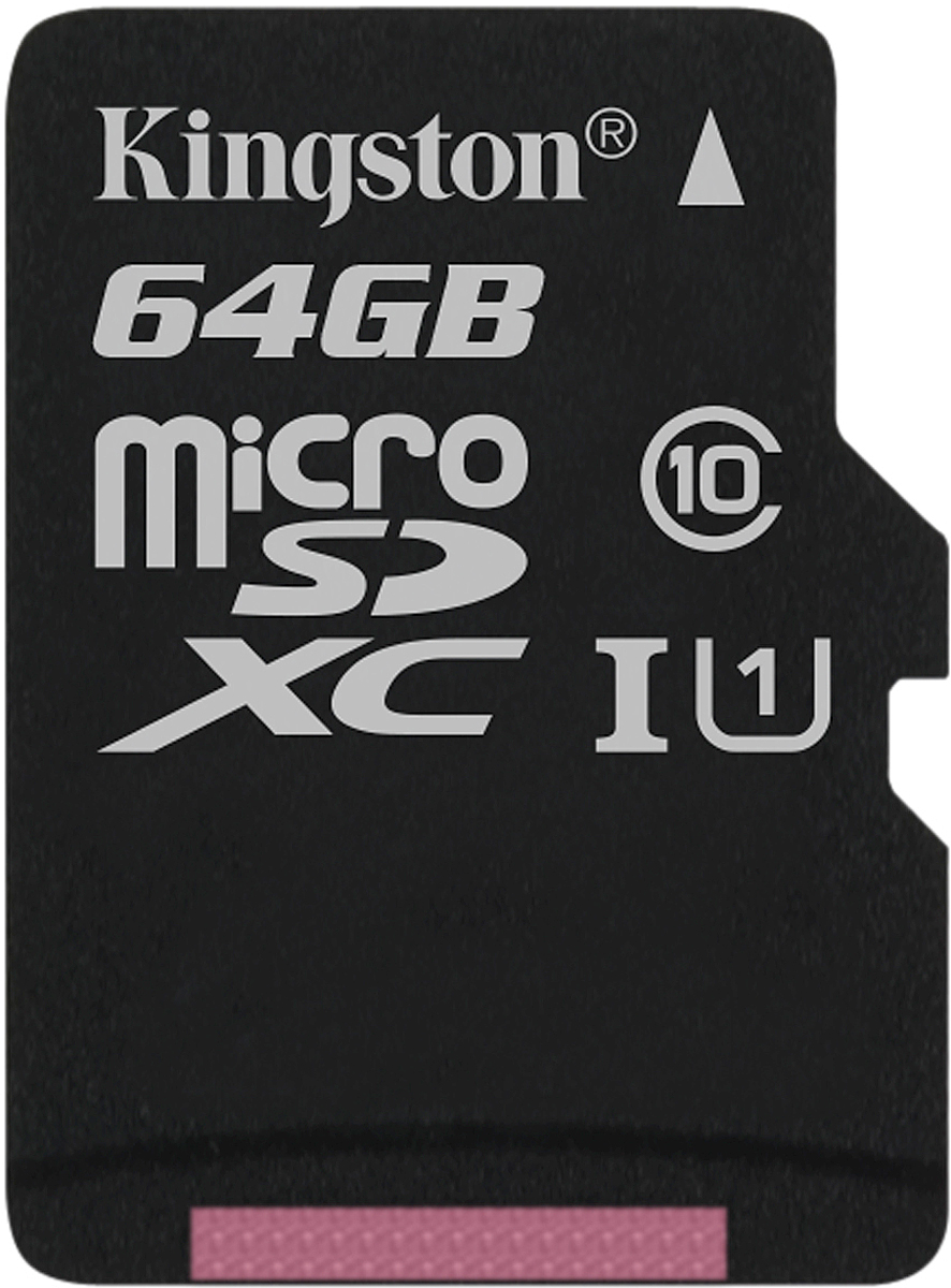 фото Kingston microSDXC Canvas Select 80R CL10 UHS-ISP 64GB карта памяти без адаптера