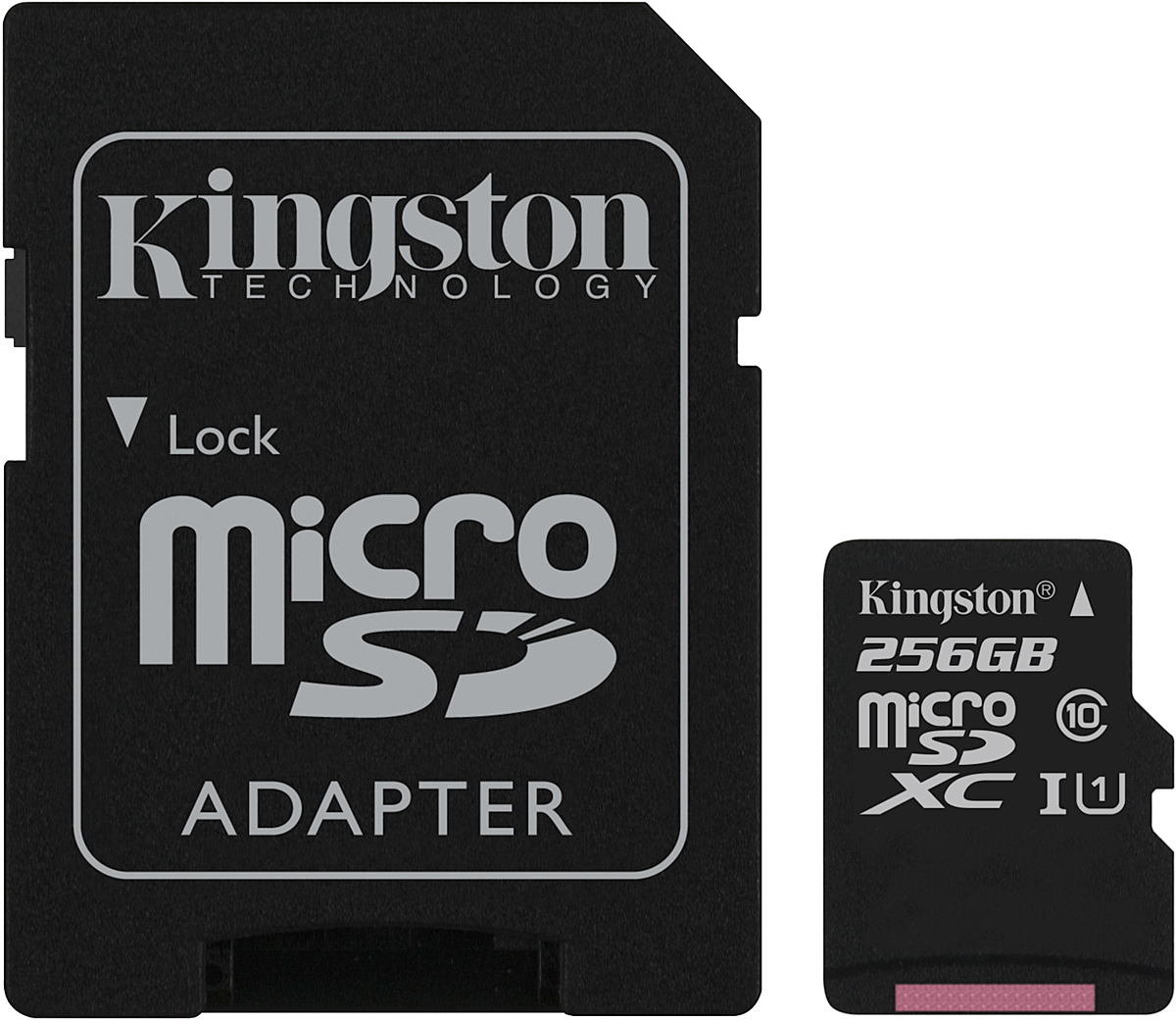 фото Kingston microSDXC Canvas Select 80R CL10 UHS-ISP 256GB карта памяти с адаптером