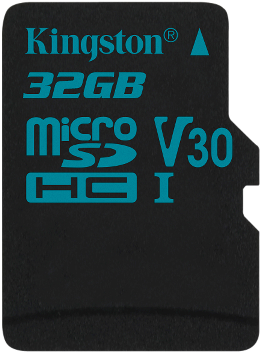 фото Kingston microSDHC Canvas Go! UHS-I Class U3 32GB карта памяти без адаптера