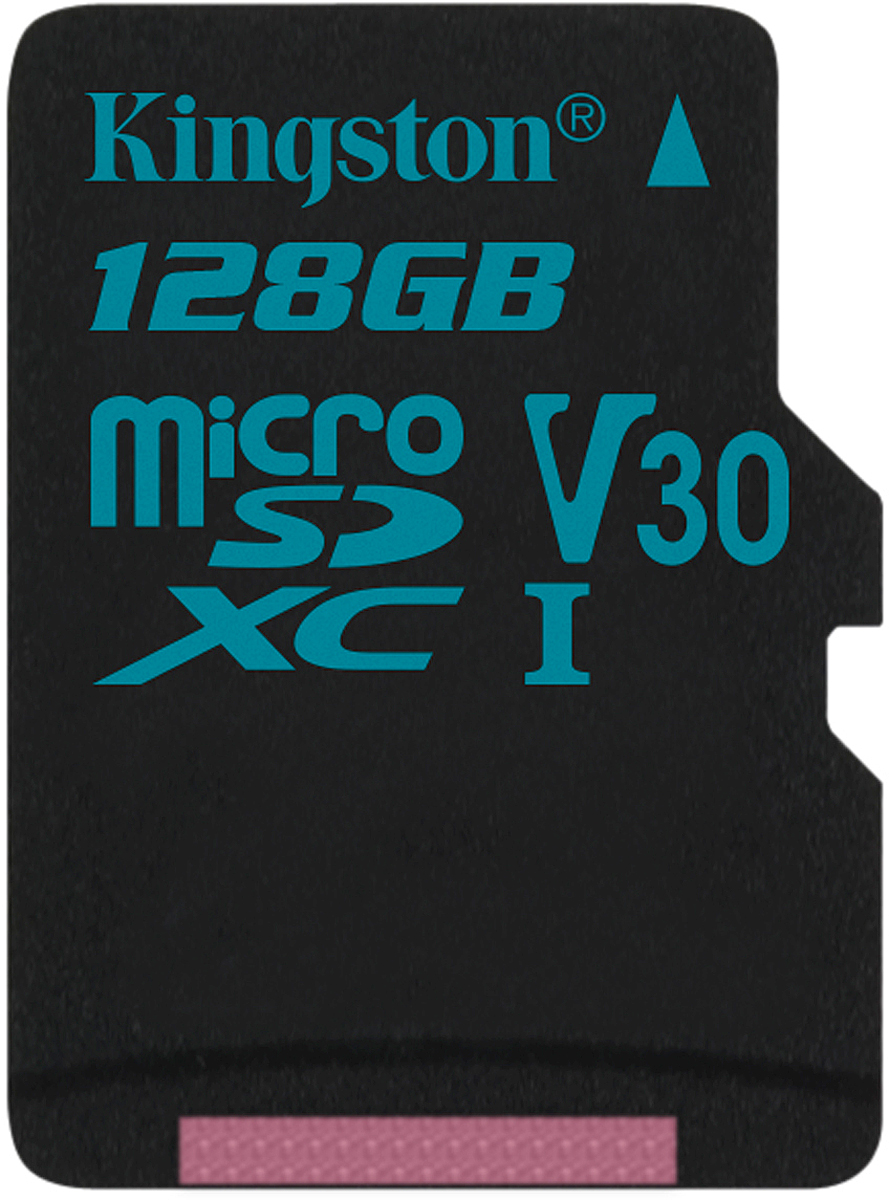 фото Kingston microSDXC Canvas Go! UHS-I Class U3 128GB карта памяти без адаптера