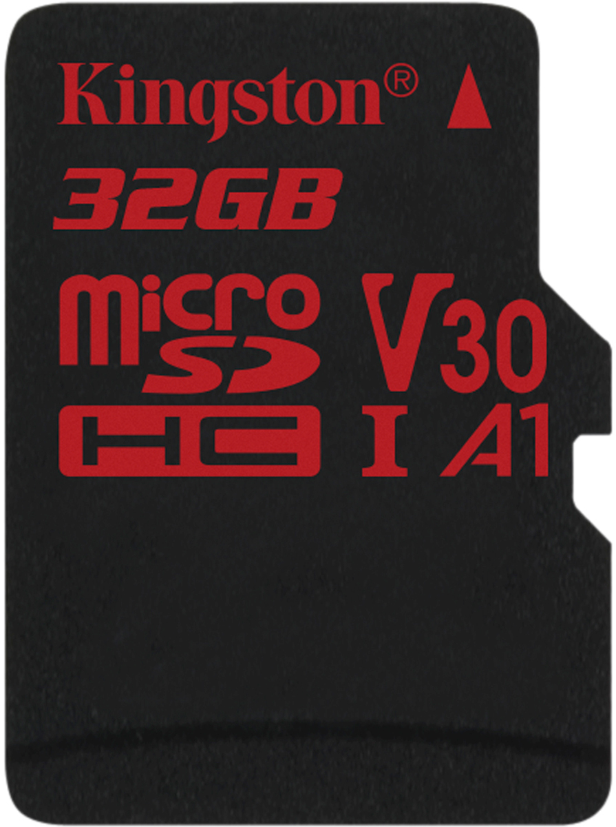 фото Kingston microSDHC Canvas React UHS-I Class U3 32GB карта памяти без адаптера