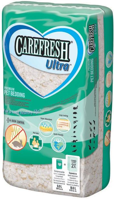 фото Наполнитель CareFresh "Ultra", для птиц и мелких домашних животных, на бумажной основе, 10 л