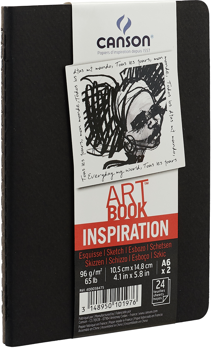 Canson Блокнот для зарисовок Art Book А6, цвет в ассортименте, 24 листа 2 шт Canson Блокнот для зарисовок Art Book А6, цвет в ассортименте, 24 листа 2 шт