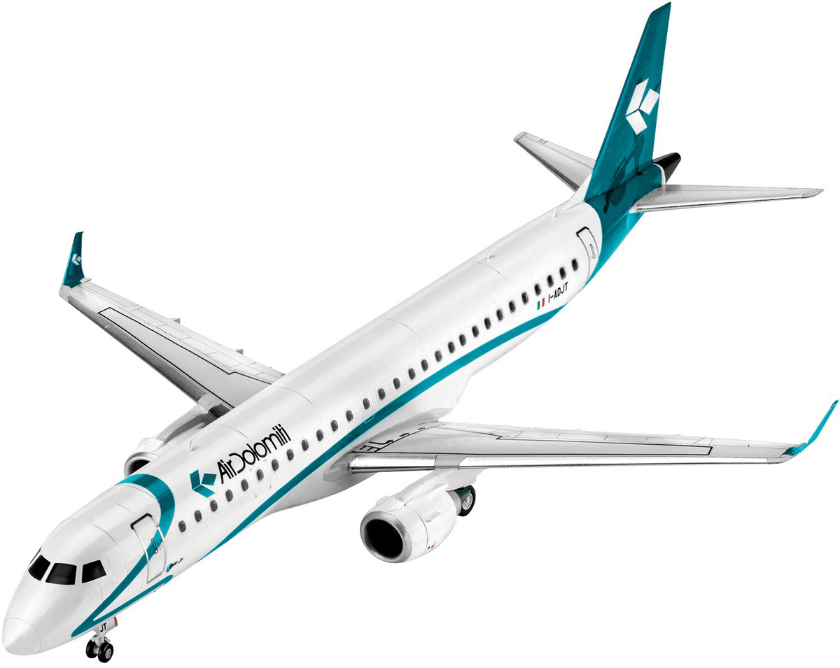 Revell Модель для сборки Сборная модель Пассажирский самолет Embraer 195 1:144