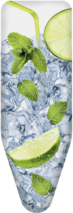 фото Чехол для гладильной доски Colombo New Scal "Mojito", цвет: зелено-голубой, 130 х 50 см