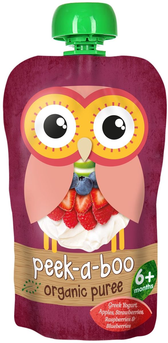 Peek-a-boo пюре органическое