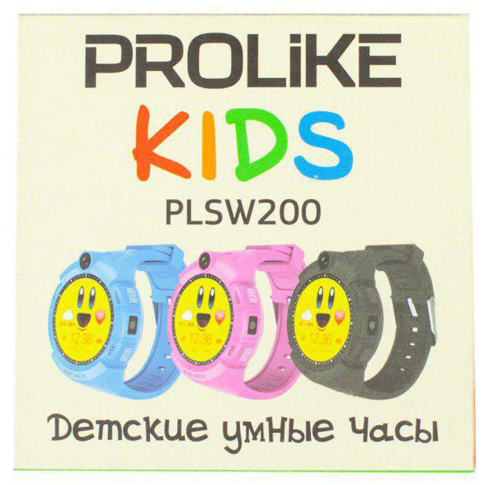 фото Умные часы для детей Prolike PLSW200BK, черный