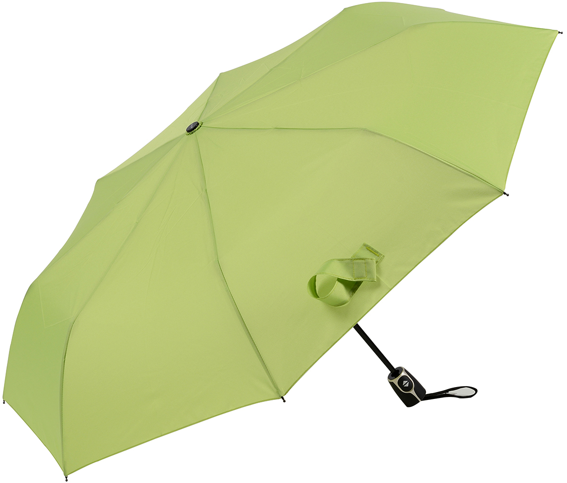 Зонт женский Doppler, автомат, 3 сложения, цвет: светло-зеленый. 744146306