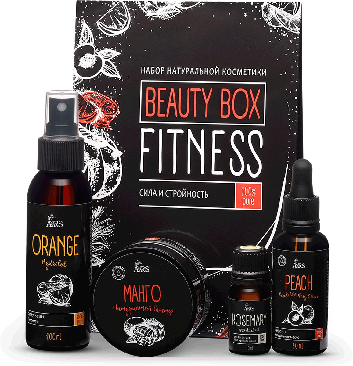 фото Base to Beauty Набор натуральной косметики "Beauty box Fitness" (сила и стройность)