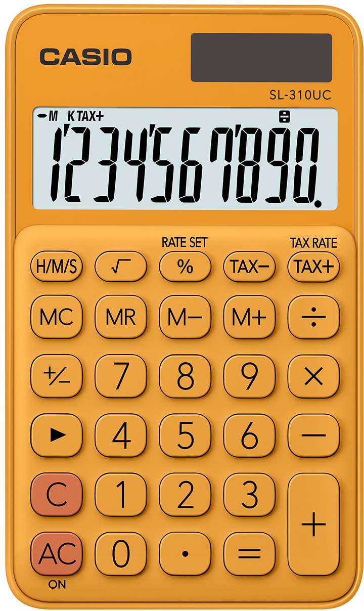 Casio калькулятор карманный SL-310UC-RG-S-EC цвет оранжевый Casio калькулятор карманный SL-310UC-RG-S-EC цвет оранжевый