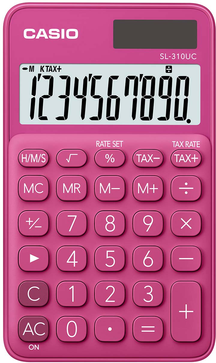Casio калькулятор карманный SL-310UC-RD-S-EC цвет красный Casio калькулятор карманный SL-310UC-RD-S-EC цвет красный