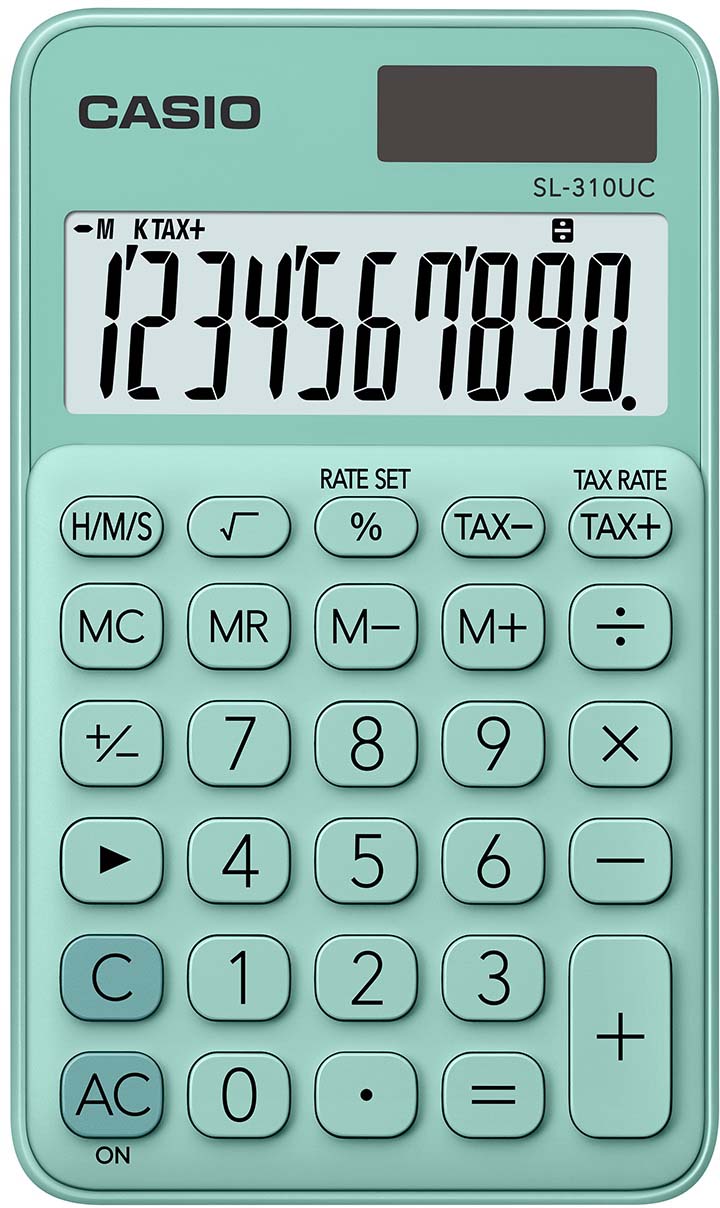 Casio калькулятор карманный SL-310UC-GN-S-EC цвет зеленый Casio калькулятор карманный SL-310UC-GN-S-EC цвет зеленый