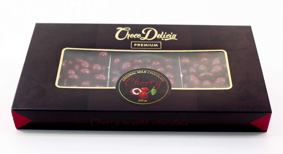 фото Choco Delicia Драже вишня с шоколадом, 200 г